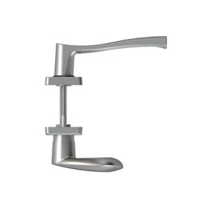 Béquille double zamak sur plaque ligne Flex entraxe 195 mm finition chromé clé I palière main droite - VACHETTE ASSA ABLOY - 259632