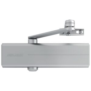 Ferme porte en applique multiforce 2 à 4, type DC 140 bras compas, argent - Assa Abloy - 112372
