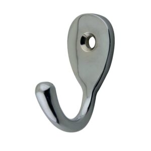 Crochet porte-manteaux en laiton chromé 1 trou - DCG - 609988