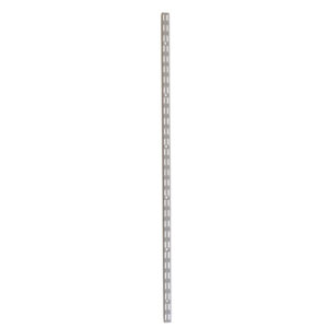 Crémaillère double pas de 32 mm - longueur 1920 mm - finition gris taupe mat - SYSTEM PLUM - 168898