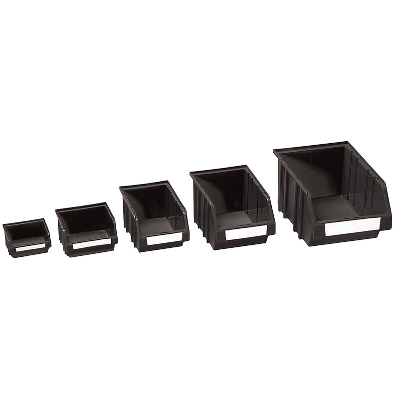 Bac à bec polyéthylène série Eco, coloris noir, capacité 16 litres - NOVAP - 522278