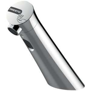 Robinet de lavabo sur plage électronique IR à pile 6V Neo Sensor chromé - PRESTO - 119534
