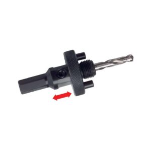 Porte-outil A2 scie cloche bimétal HSS A 2 = 32.0 - 152.0mm - 106202 - RUKO - RUKO - 258428