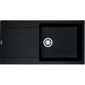 Évier de synthèse Maris Fragranit+ 970x500 mm 1 grande cuve + 1 égouttoir teinte Onyx - MRG611-XL - FRANKE - 101117