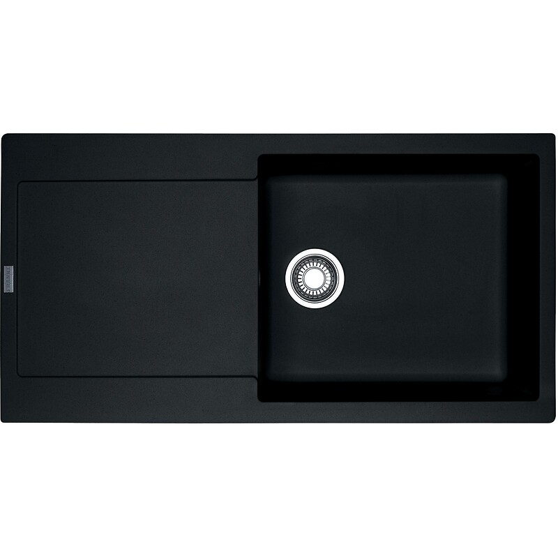 Évier de synthèse Maris Fragranit+ 970x500 mm 1 grande cuve + 1 égouttoir teinte Onyx - MRG611-XL - FRANKE - 101117