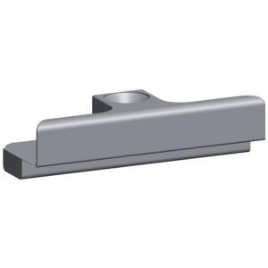 Gâche de galet en applique pour rainure de 7-8 x 4 mm en jeu de 12 mm - FERCO - 460587