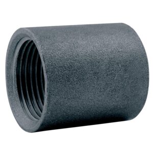 Manchon acier lisse 26x34 noir - - 714181