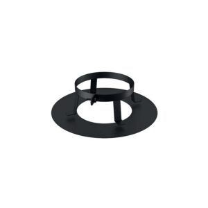 Rosace de finition peint 150-200 RAL Noir 9005 - TEN - 586356