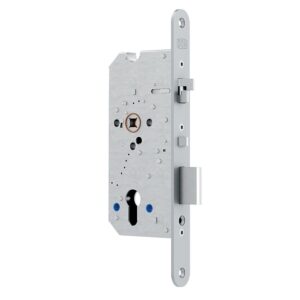 Serrure à larder EML béquille contrôlée sortie libre A50 EA70 carré 7 droite réversible à rupture 12/24 V DC avec gâche - DOM - 278077