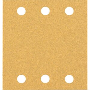 Abrasifs papier auto-agrippants Expert perforées 6 trous pour ponceuse vibrante 115x107 mm grain 60, de 10 feuilles - BOSCH - 288521