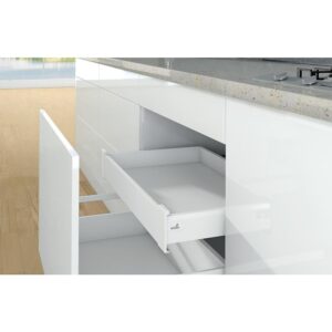 Raccords de facade à l'anglaise - hauteur 94 mm - Finition blanc - HETTICH - 462351