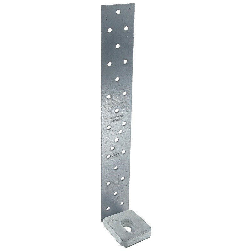 Équerre d'ancrage HTT31 pour montant d'ossature bois, largeur 90 mm x hauteur 790 mm x profondeur 60 mm - SIMPSON - 687719