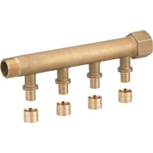 Collecteur de distribution M/F 20x27 - 5 départs à glissement diamètre 16 - - 781144