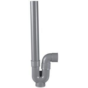 Siphon pour machine à laver simple PVC sortie horizontale - - 756015