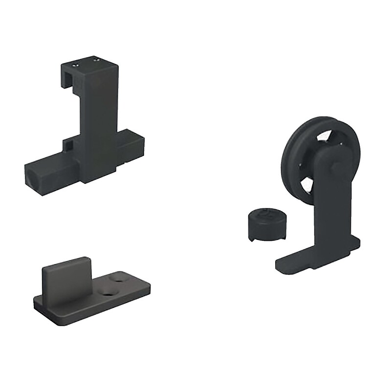 Garniture Roc-Design - Monture E - porte jusqu'à 100 kg - noir - porte bois - MANTION - 169150 – Image 2