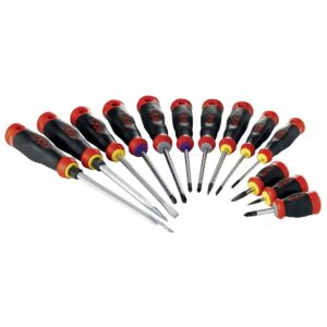 Jeu de 13 tournevis fente - Phillips et Pozidriv - T-J13 - SAM outillage - 601791