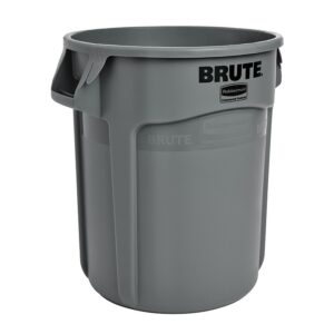 Conteneur à déchets BRUTE® Alimentaire, polyéthylène gris de 75,7 l avec conduits d’aération - RUBBERMAID - 522978