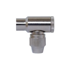 Fiche mâle TV métallique coudée Ø 9,52 mm - EVICOM - 280254