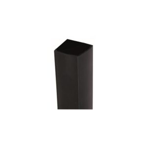 Anti-pince-doigts carré à encastrer - 1,40 m - 40 x 36 mm - noir - WATTELEZ - 105289