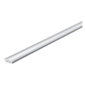 Profilé sol avec diffuseur 2m alu epoxy/satin alu/synthétique - Paulmann - 545490