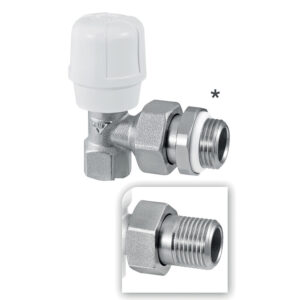 Robinet équerre à visser nickelé 15x21 1510400 - RBM - 771055