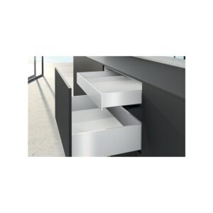 Profil façade de tiroirs intérieur à l'anglaise AvanTech YOU - longueur 2000 mm - hauteur 101 mm - finition Blanc - HETTICH - 139379
