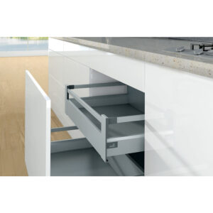 Raccords de façade argent hauteur 186 mm - pour tiroir intérieur ArciTech - HETTICH - 462344
