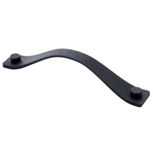 Poignée CASTLE longueur 183 mm entraxe 160 mm en zamak finition acier noir - - 569591