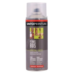 Vernis bois Sintopeinture brillant teinte incolore aérosol de 400 ml - Sinto - 453048
