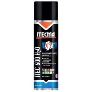 Mousse nettoyante ITEC 600 H²O, aérosol de 650 ml brut/ 500 ml net - ITECMA - 113703