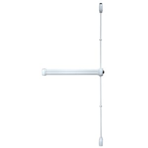 Serrure antipanique à 3 points haut/bas et latéral longueur 835 mm - coloris gris aluminium - JPM - 549893