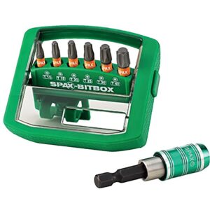 embouts de vissage SPAX®BIT T-STAR plus Ajustement sûr et meilleur guidage L=25mm BITcheck de 6 embouts de vissage et 1 porte embouts - SPAX - 571208