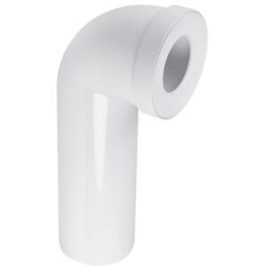 Pipe coudée longue blanche - NICOLL - 744004