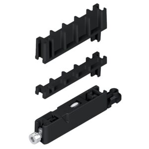 Chariots de rénovation pour coulissant en PVC double roulements réglable boîte de deux - LA CROISÉE DS - 551104