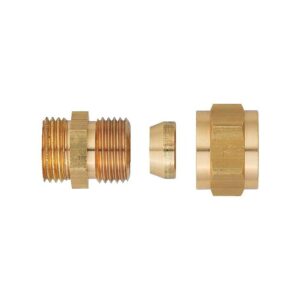 Raccord bague laiton M 12x17 (3/8") -14 série industrie - - 712310