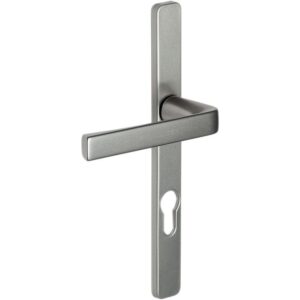Ensemble sur plaques étroites entraxe 195 mm finition anodinox Clé I Kaza - VACHETTE ASSA ABLOY - 640690