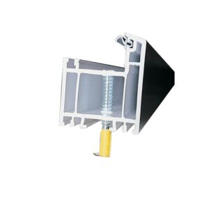 Vis de pose de menuiseries PVC sur maçonnerie, 6x100 mm, filet de 45 mm, boîte de 100 pièces - ING - 564999
