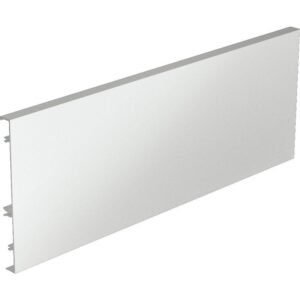 Paroi arrière en aluminium recoupable pour hauteur de profil 186 mm longueur 2000 mm coloris argent - HETTICH - 512709