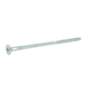 Vis à bois tête fraisée Torx acier zingué doublement filetées Vking, diamètre 6 mm, longueur 180 mm, boîte de 100 - Vking - 576850