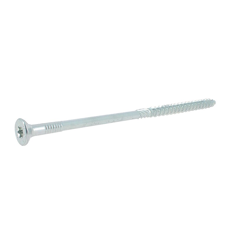 Vis à bois tête fraisée Torx acier zingué doublement filetées Vking, diamètre 6 mm, longueur 100 mm, boîte de 100 - Vking - 580938