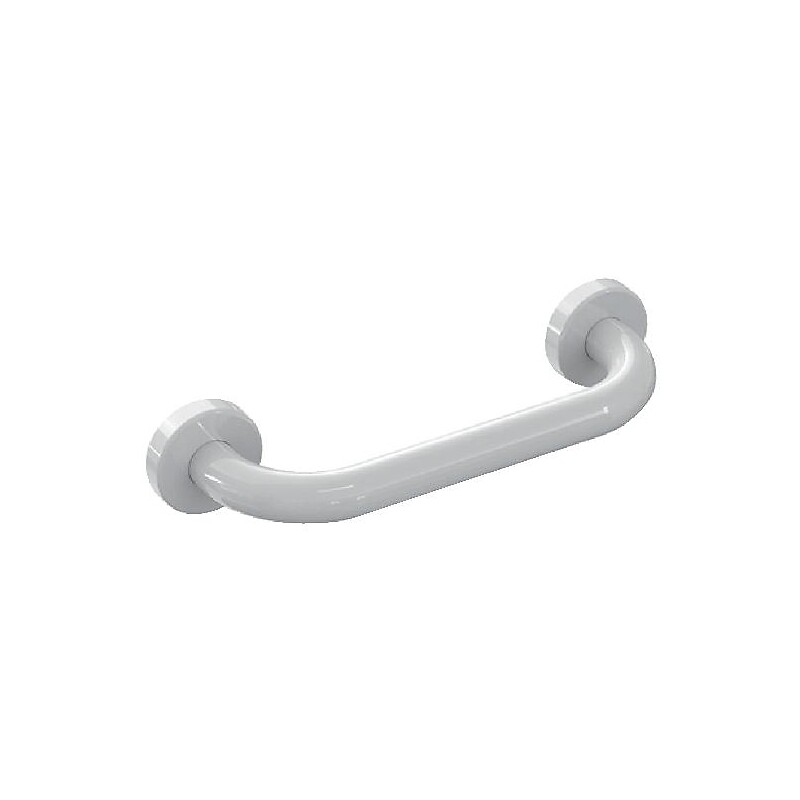 Barre de maintien droite aluminium teinte blanche Bailleron Ø 32 mm à fixations invisibles - longueur 600 mm - LEGALLAIS - 106087 – Image 2
