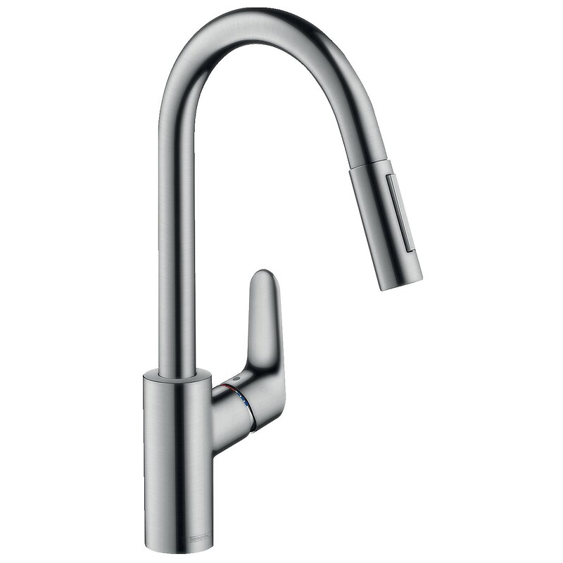 Mitigeur de cuisine à douchette extractible Focus - finition noir mat - HANSGROHE - 112758 – Image 3