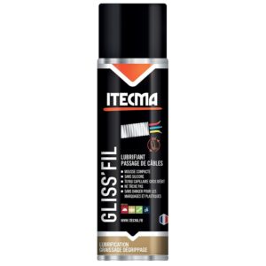 Lubrifiant passage de câbles Gliss'Fil, aérosol 400 ml net - ITECMA - 116398