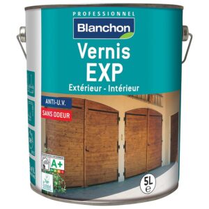 Vernis EXP résines Aqua-polyuréthane teinte incolore satiné bidon de 5l - BLANCHON - 610898