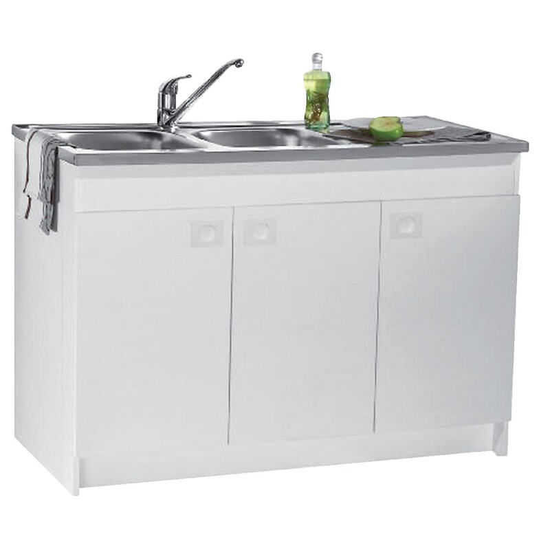 Meuble sous évier Decliq 120x60 3 portes - NEOVA - 711163