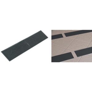 Plaque antidérapante toutes surfaces pour extérieur - à coller - 795 x 90 mm épaisseur 2 mm noir - WATTELEZ - 667958