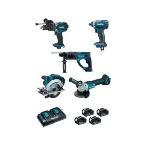 Kit de 5 machines 18 V - DLX5039PTJ - MAKITA - 622539
