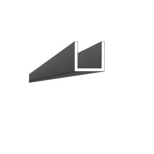 Profil U aluminium, 15x15x15x1,5 mm, satiné argent, longueur 3 m - Atrius - 654816