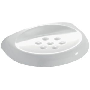 Porte-savon mural Durofort anti-bactérien 160x120 mm en résine teintée blanche - PELLET - 109944
