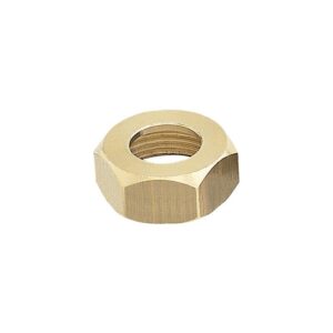 Écrou 6 pans laiton pour collet battu diamètre 14 15x21 (1/2") - finition brut - - 712107